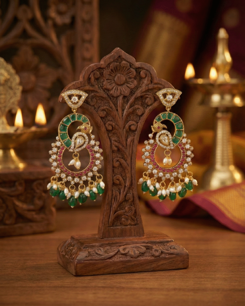 Chandbali ear rings