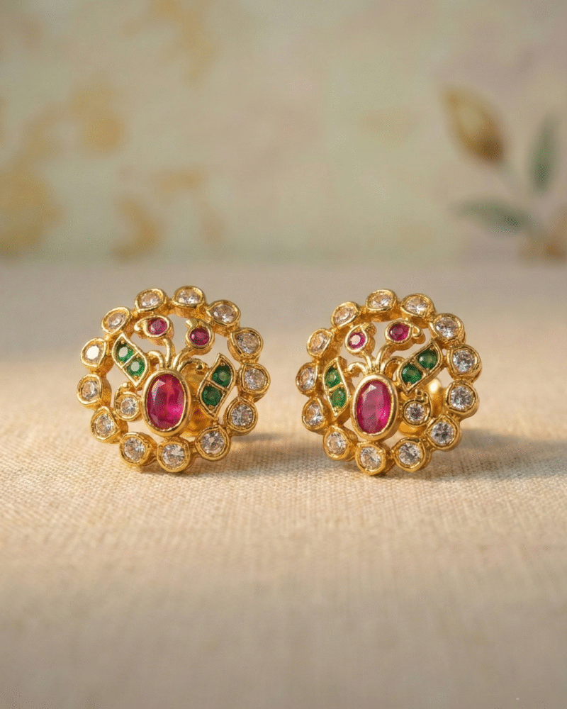 Traditional Kundan Studs